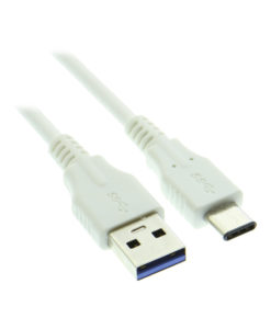 USB-C Type A to C USB 3.0 3ft White Cable